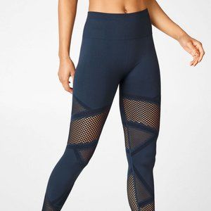 Mosaic High Waisted 7/8 Leggings - THUNDER